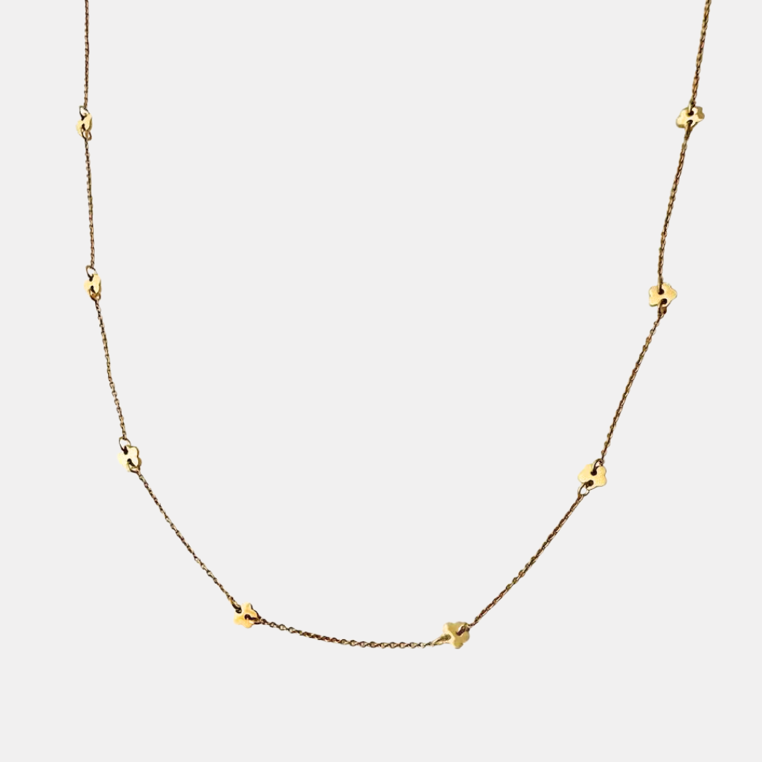 Gold Daisy Chain Necklace