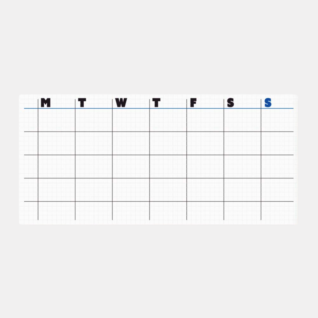 Sticky Monthly Planner Pad