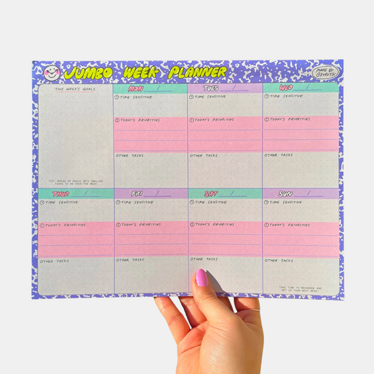 Jumbo Week Planner