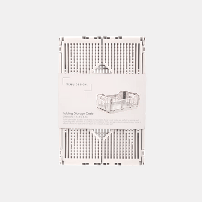 Small Cloud White Folding Storage Crate