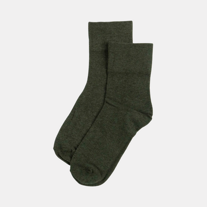 Olive Sneaker Socks