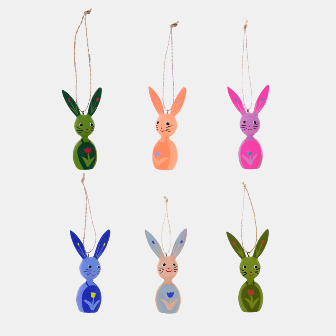 Springtime Rabbit Ornament