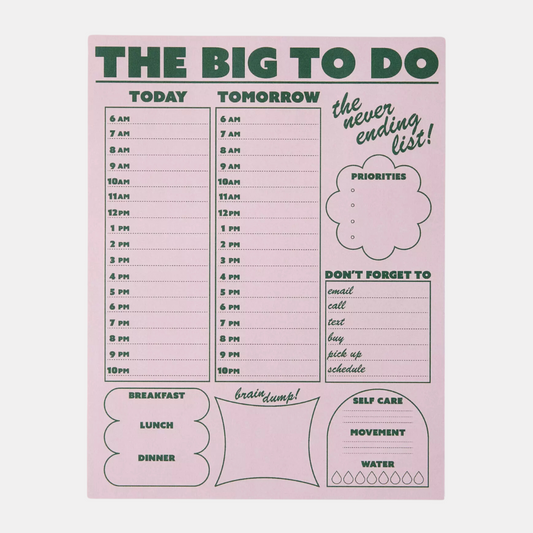 The Big To Do Notepad