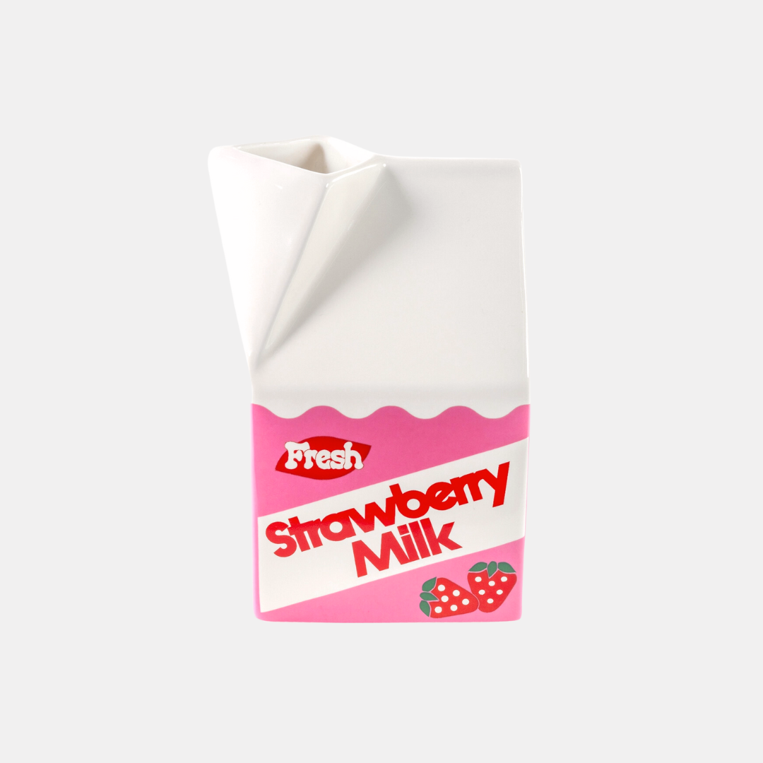 Strawberry Milk Vase