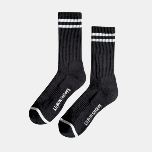 Noir Boyfriend Socks