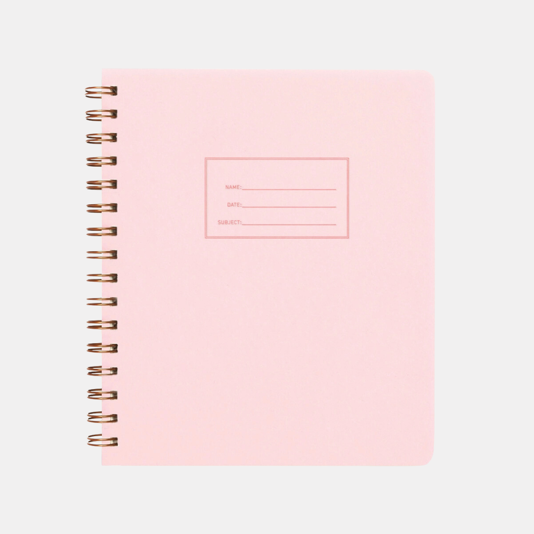 Pink Lined Notebook