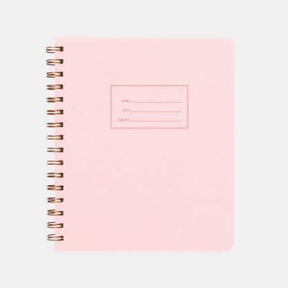 Pink Lined Notebook