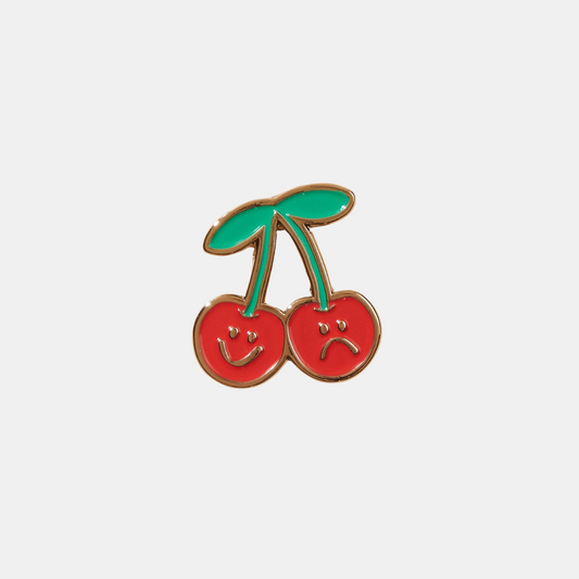 Cherries Enamel Pin