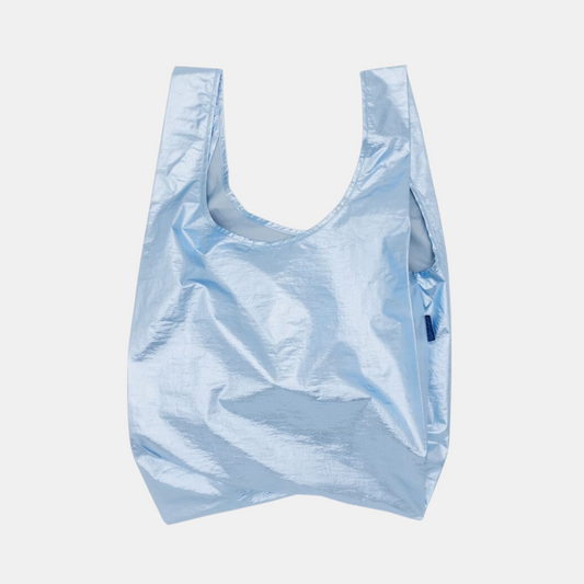 Metallic Light Blue Standard Baggu