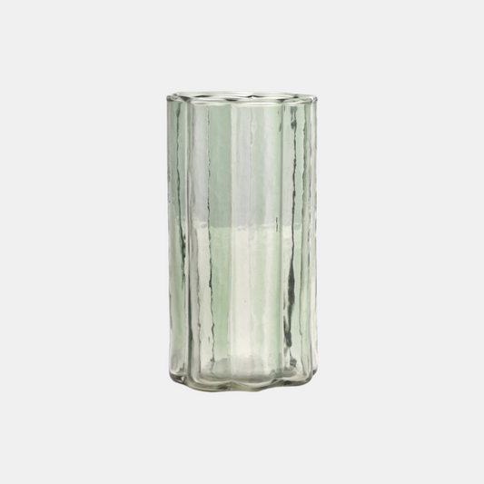 Green Daisy Glass