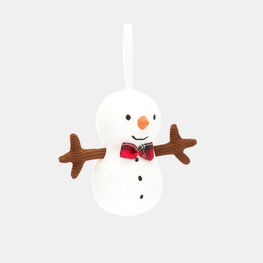 Festive Folly Snowman Ornament