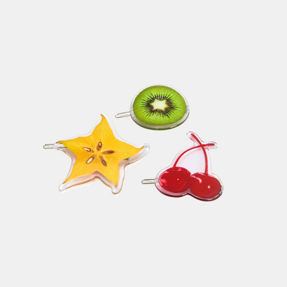 Fruit Salad Hair Clip Set