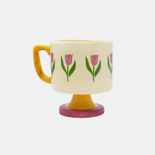 Tulips Pedestal Mug