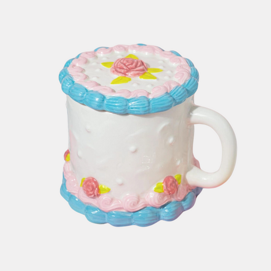 Cake Mug With Lid