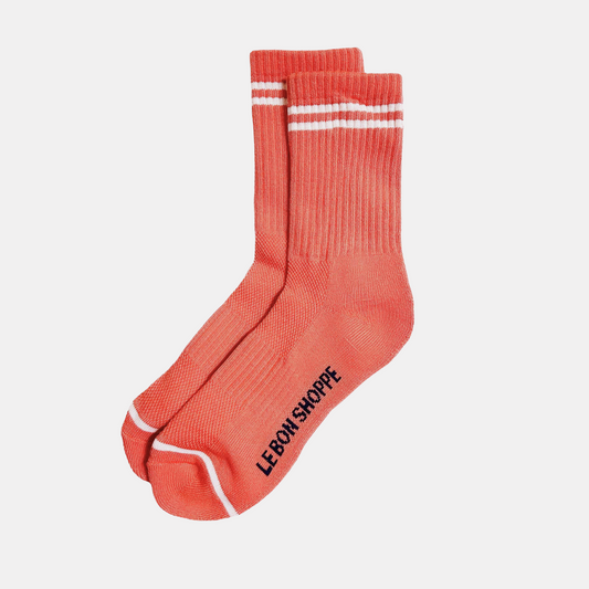 Coral Boyfriend Socks