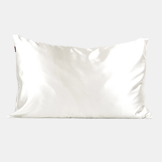 Ivory Satin Pillowcase