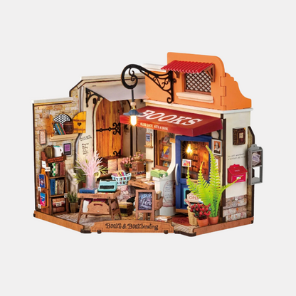 Corner Bookstore DIY Miniature Kit