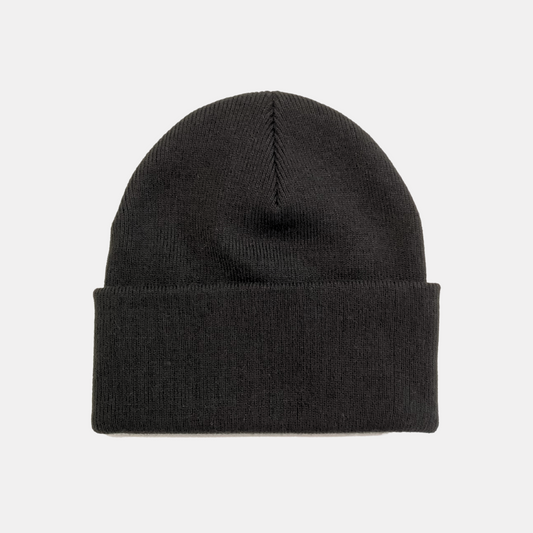 Black Cuffed Beanie