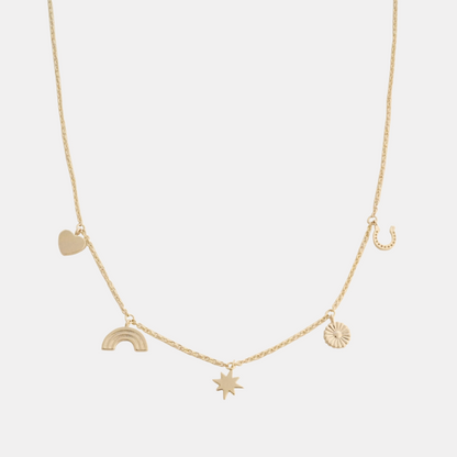 Gold Lucky Charms Necklace