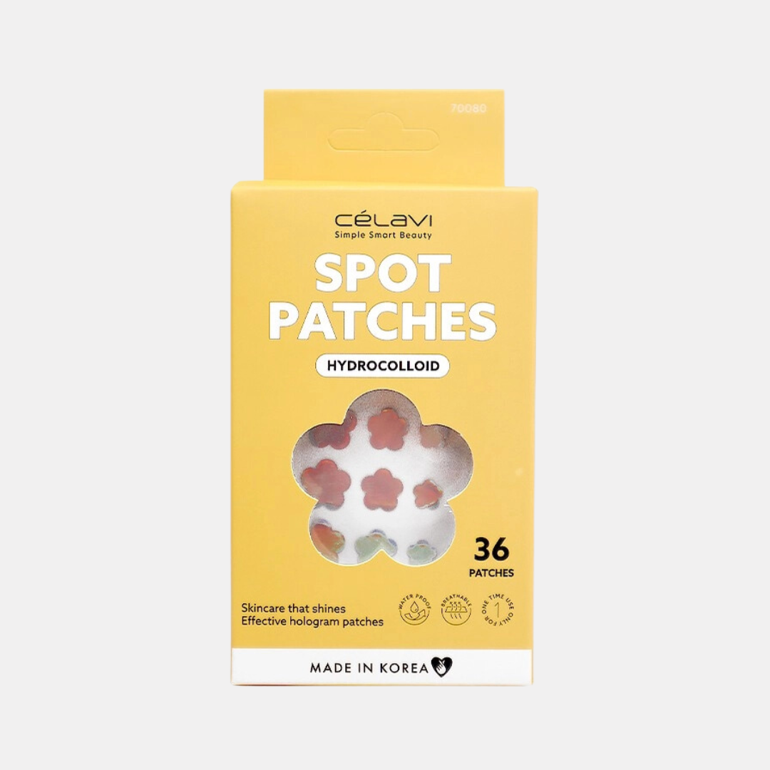 Floral Holo Hydrocolloid Spot Patches