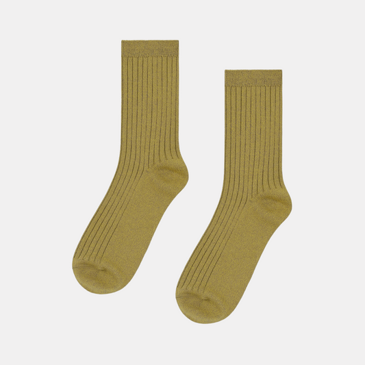 Heather Honey Crew Socks