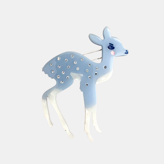 Blue Deer Hair Clip