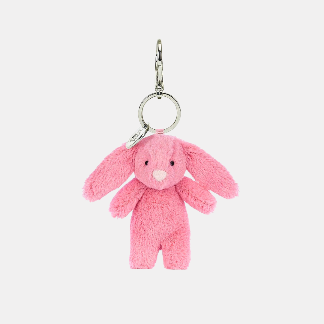 Bashful Pink Bunny Bag Charm