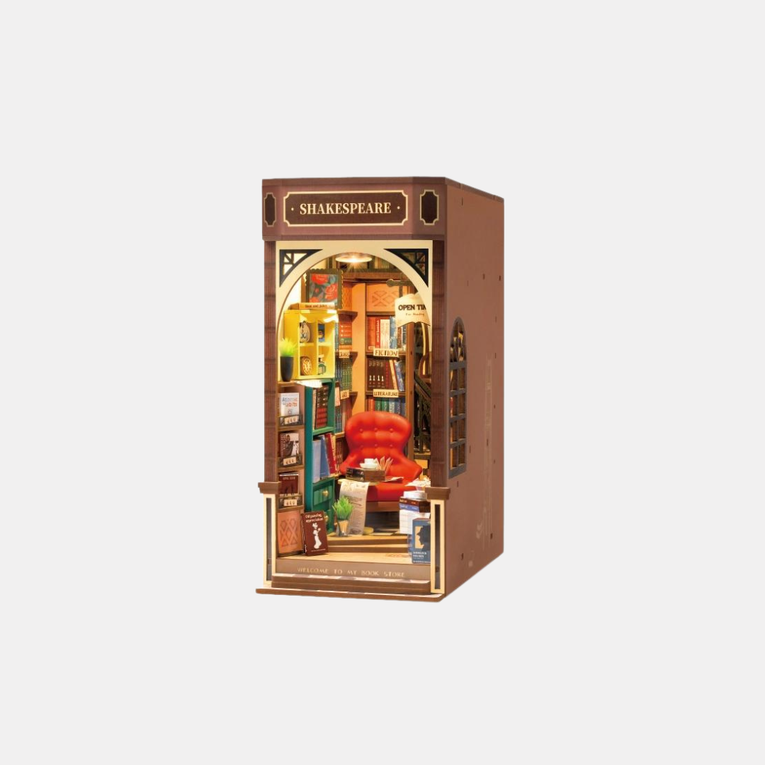 Bookstore Book Nook DIY Miniature Kit