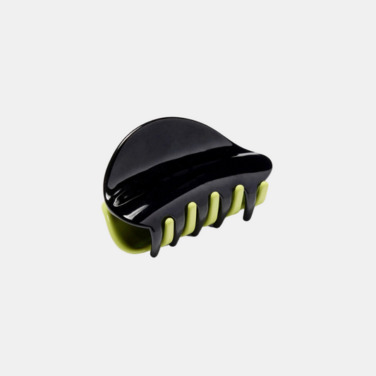 Black + Chartreuse Juno Hair Claw