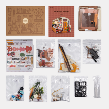 Homey Kitchen DIY Miniature Kit