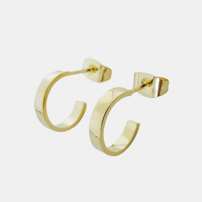 Gold Huggie Hoops