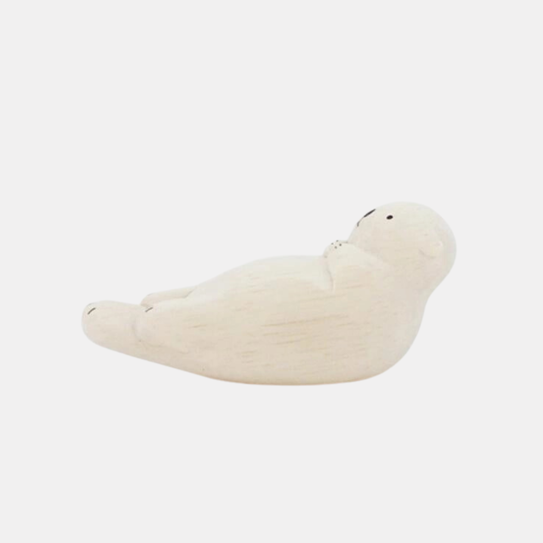 Wooden Sea Otter Figurine