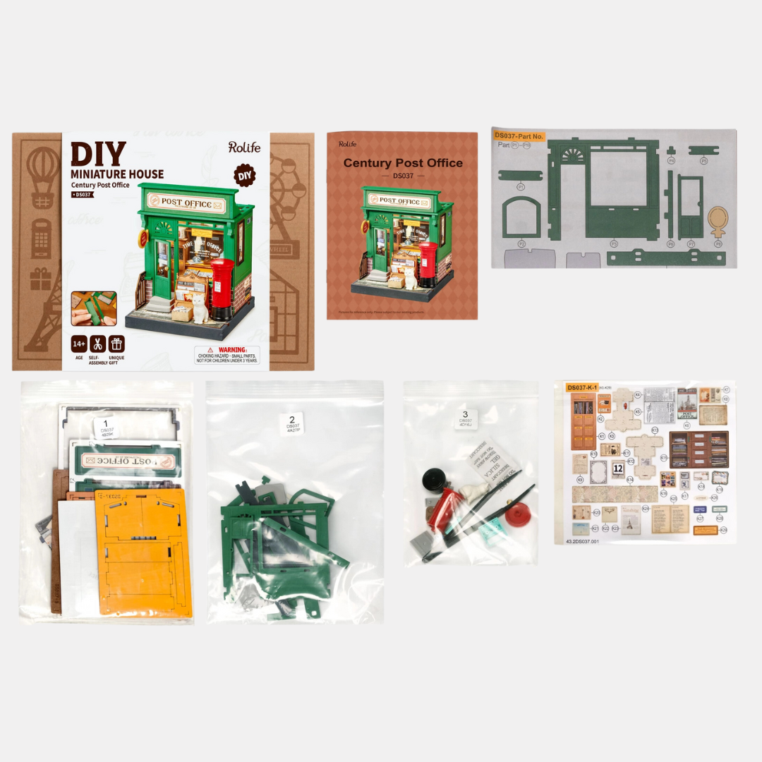 Century Post Office DIY Miniature Kit