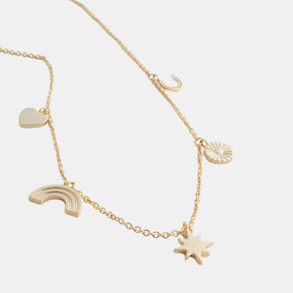 Gold Lucky Charms Necklace