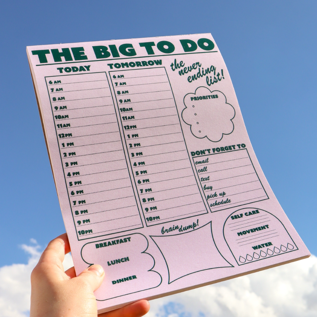 The Big To Do Notepad