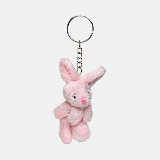 Mini Plush Bunny Keychain