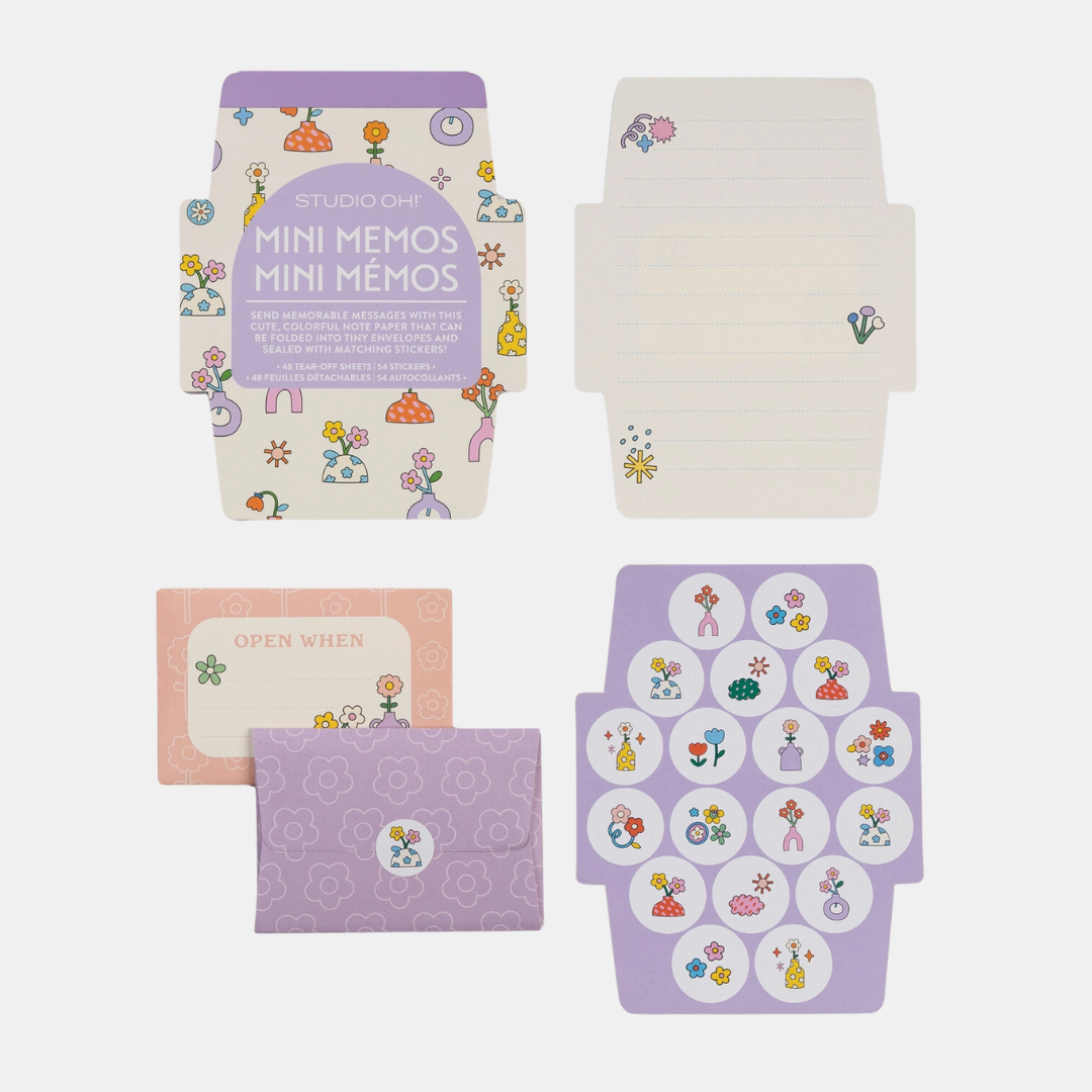 Pretty Posies Mini Memo Set