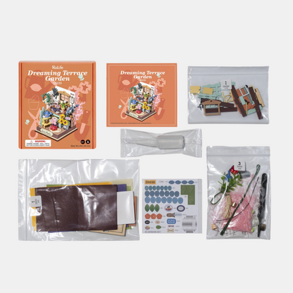 Dreaming Terrace Garden DIY Miniature Kit