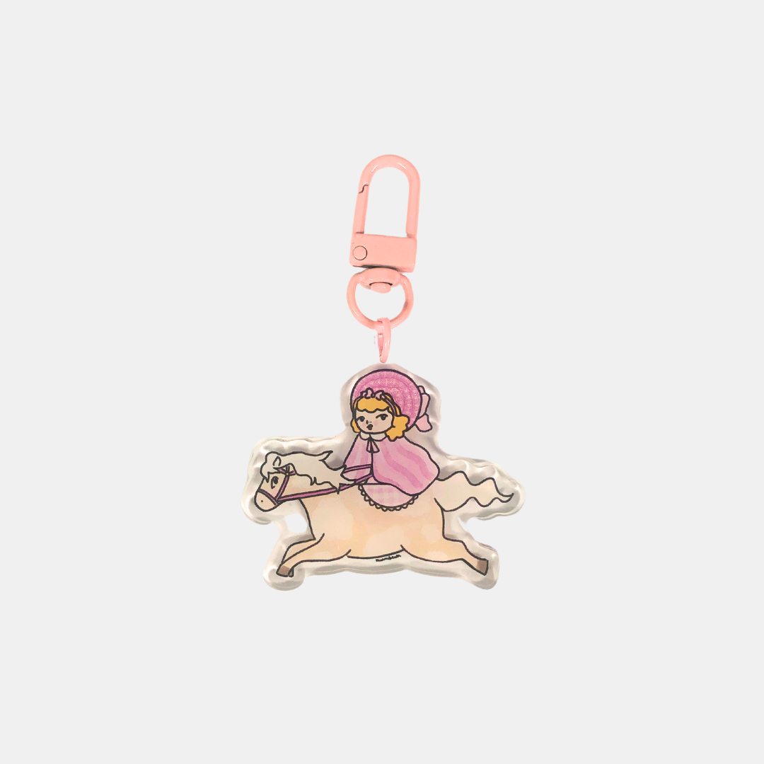 Coquette Pony Rider Keychain