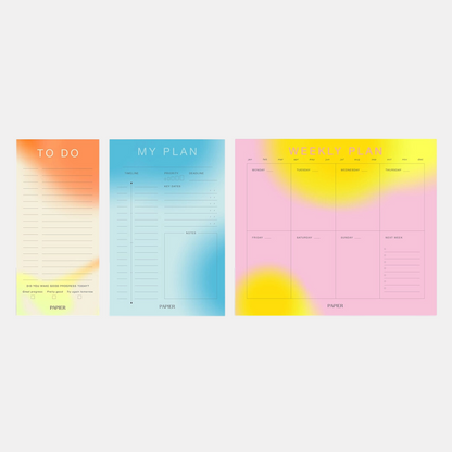 Productivity Notepad Set