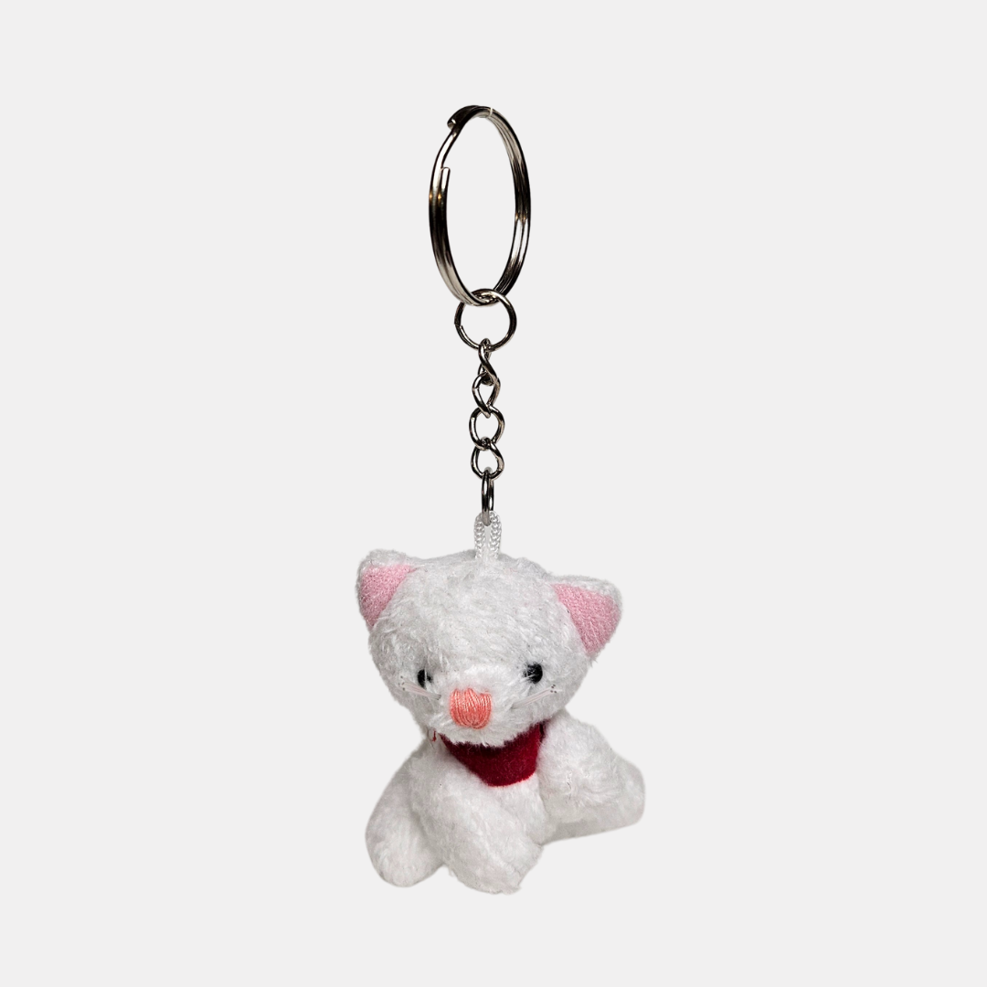 Mini Plush Cat Keychain