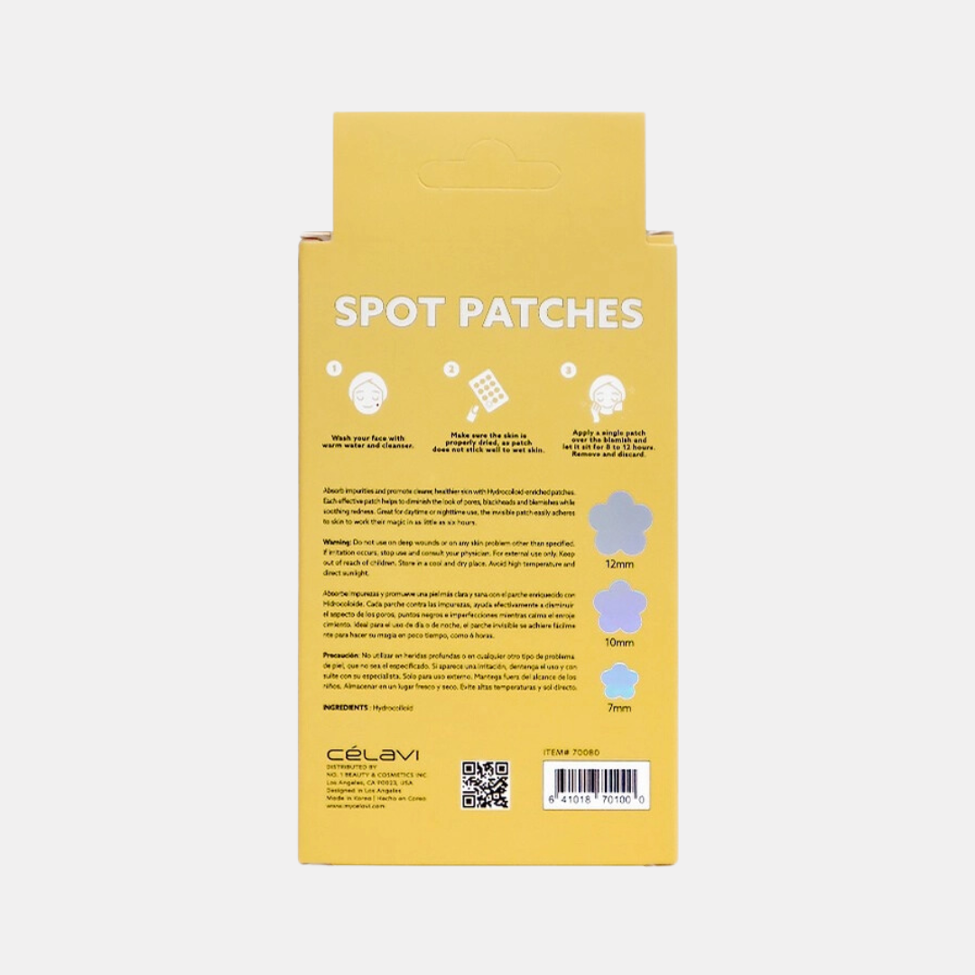 Floral Holo Hydrocolloid Spot Patches