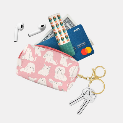 Dogs Keychain Pouch