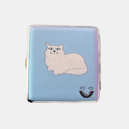 Coquette Bow + Cat Cigarette Case