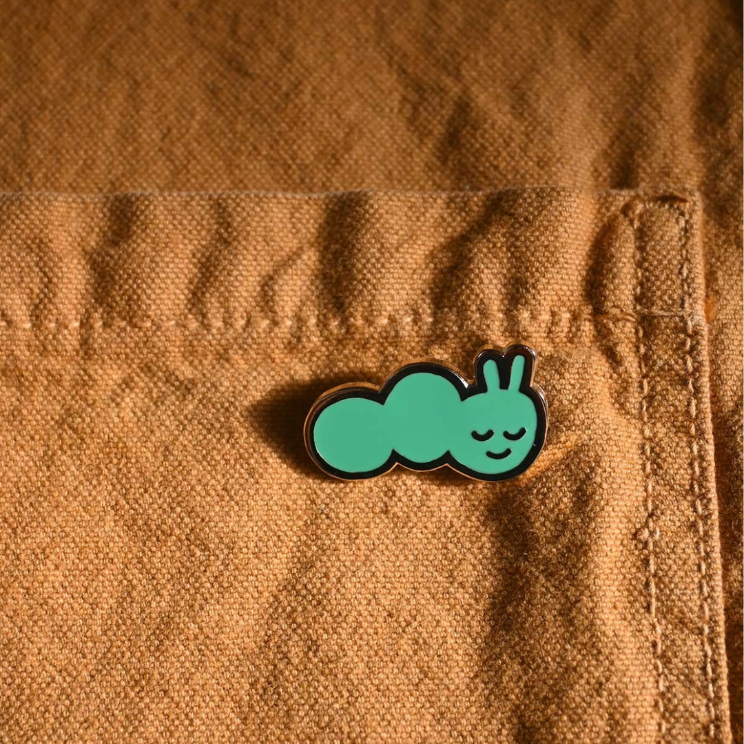 Caterpillar Enamel Pin