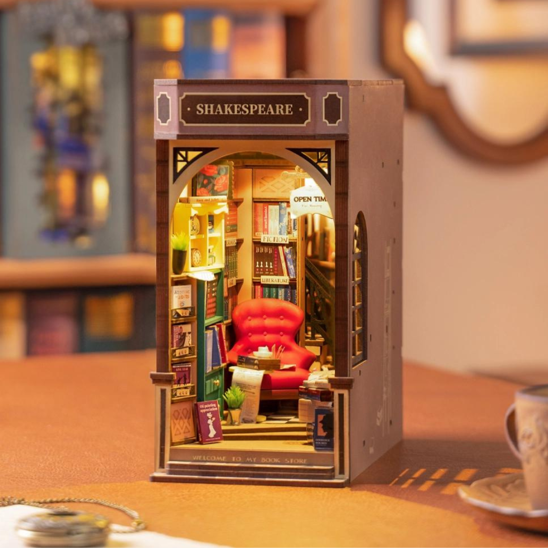 Bookstore Book Nook DIY Miniature Kit