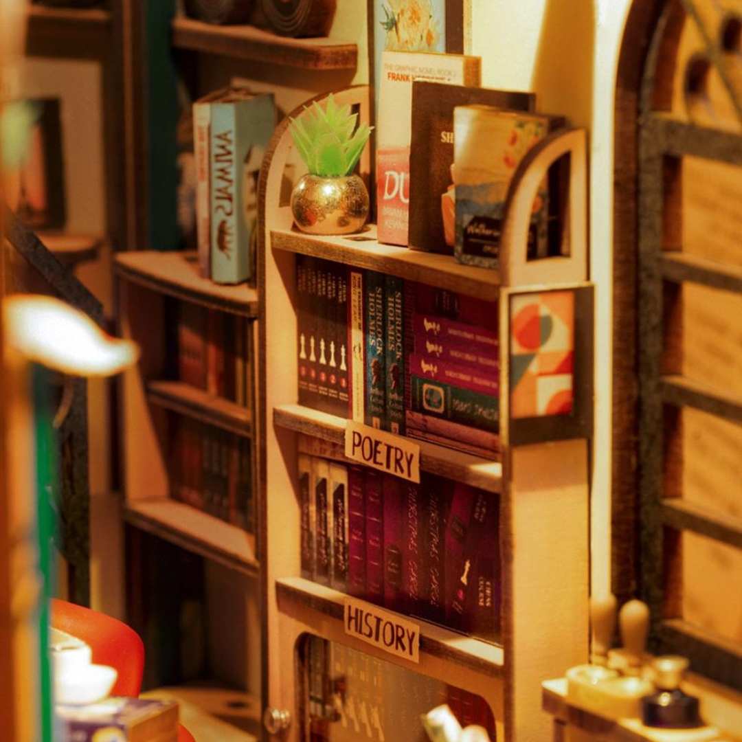 Bookstore Book Nook DIY Miniature Kit