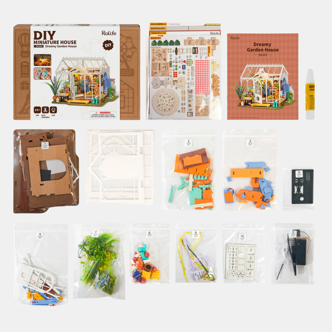 Dreamy Garden House DIY Miniature Kit