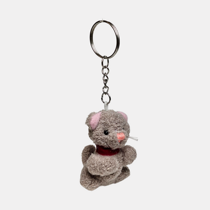 Mini Plush Cat Keychain