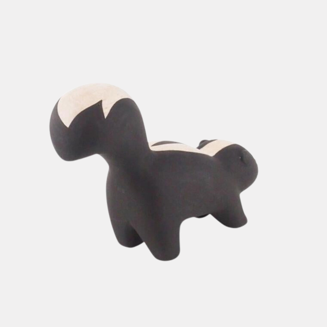 Wooden Skunk Figurine